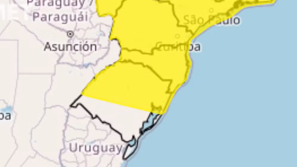 Temporais, granizo e ventos de mais de 70 km/h: virada no tempo atinge o RS nos próximos dias