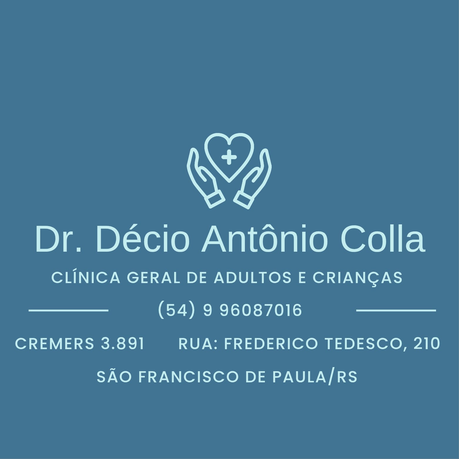 DR. DÉCIO ANTONIO COLLA